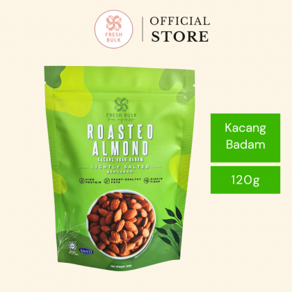 Fresh Bulk Roasted Almond California (Lightly salted) | Halal Certified