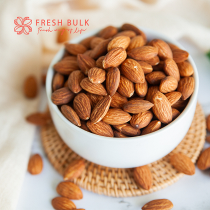 Fresh Bulk Roasted Almond California (Lightly salted) | Halal Certified