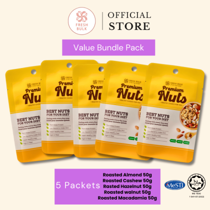 Fresh Bulk  5 in 1 Macadamia Nuts Starter Bundle / almond / cashew